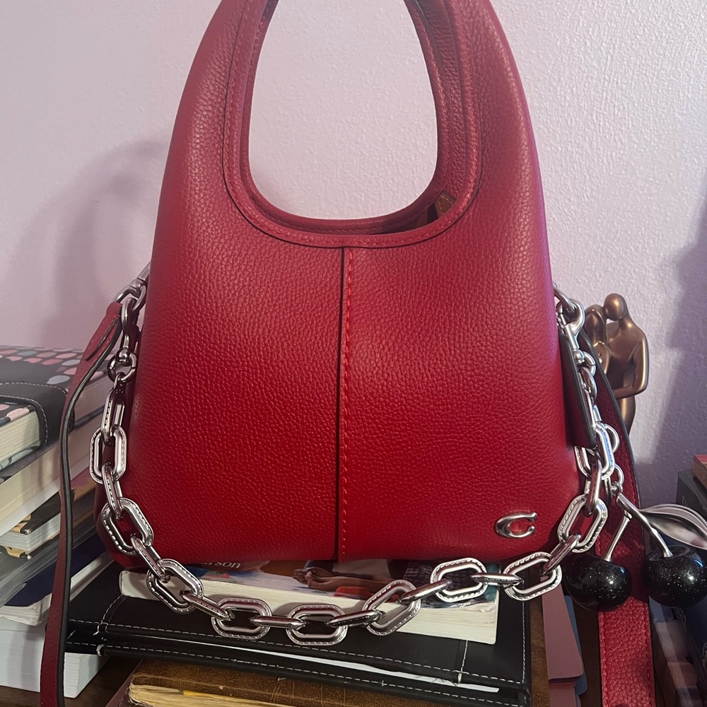 Coach Red Leather Lana 23